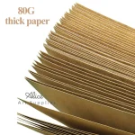 Sổ Vẽ Chì Phác Thảo Dán Gáy Giấy Xi Măng Nâu  50 Trang 80gsm  [POTENTATE BOOK] - Image 6