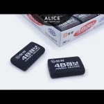 Tẩy Gôm Mềm mạnh cho giấy mỏng, tẩy đen 4B Hàn Quốc Jumbo & Tẩy vàng Gingko, Tẩy Ganh, Deli, Tombow Mono - Image 2