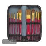 SET CỌ KÈM TÚI VẢI - VÍ MONT MARTE ĐỂ VẼ MÀU NƯỚC, SƠN DẦU, ACRYLIC ( 11 CÂY ) NEW - Image 5