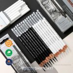 Chì than Raffine đen trắng