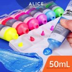 Tuýp màu nhũ Acrylic lấp lánh