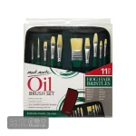 SET CỌ KÈM TÚI VẢI - VÍ MONT MARTE ĐỂ VẼ MÀU NƯỚC, SƠN DẦU, ACRYLIC ( 11 CÂY ) NEW - Image 7