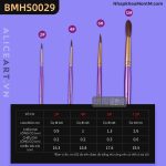 Bộ cọ tím vẽ màu nước Gallery Brush Sets Watercolour - Image 6