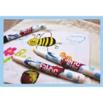 Bộ 10 Cây Bút Viết Vẽ Vải Không Bay Màu Fabric Marker Marvy (Vẽ áo, Giấy, T-shirt, Sneakers, Túi xách, mũ,..) - Image 6