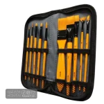 SET CỌ KÈM TÚI VẢI - VÍ MONT MARTE ĐỂ VẼ MÀU NƯỚC, SƠN DẦU, ACRYLIC ( 11 CÂY ) NEW - Image 8