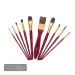 SET CỌ KÈM TÚI VẢI - VÍ MONT MARTE ĐỂ VẼ MÀU NƯỚC, SƠN DẦU, ACRYLIC ( 11 CÂY ) NEW - Image 4