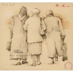 Sổ Vẽ Chì Phác Thảo Dán Gáy Giấy Xi Măng Nâu  50 Trang 80gsm  [POTENTATE BOOK] - Image 3