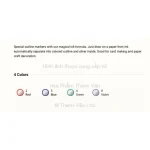 Bút Outline nhũ bạc  vẽ trang trí [Marvy] 170-S 1.5mm - Image 3