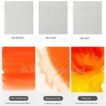 Giấy Cuộn Vẽ Màu Nước Baohong ~ A0 100% Cotton Vân Cold - 116x1000cm - Image 3