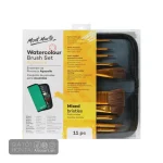 SET CỌ KÈM TÚI VẢI - VÍ MONT MARTE ĐỂ VẼ MÀU NƯỚC, SƠN DẦU, ACRYLIC ( 11 CÂY ) NEW - Image 2