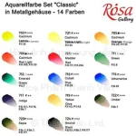 Màu Nước Nga Rosa Gallery 14/21/24 Màu [Made in Ukraine] - Image 7