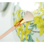 Cọ vẽ lông thỏ cán vàng vẽ tranh sơn mài, gốm sứ, phủi vàng Rẻ - Image 6