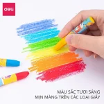 Màu sáp dầu Deli Super Wings kèm bút cắm màu tươi sáng, tô mịn, an toàn cho bé B - Image 3