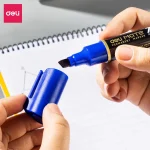 Bút lông dầu dạ viết đĩa CD hai đầu DELI EU72 nhiều màu mực Hot - Image 2