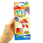 Màu sáp dầu Deli Super Wings kèm bút cắm màu tươi sáng, tô mịn, an toàn cho bé B - Image 8