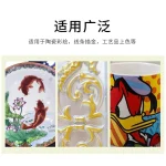 Cọ vẽ lông thỏ cán bạc vẽ tranh sơn mài, gốm sứ, phủi vàng Rẻ - Image 5