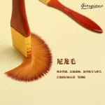 Bộ 10 cọ nylon kèm túi đựng Giorgione vẽ sơn dầu, acrylic, màu nước Hot - Image 5