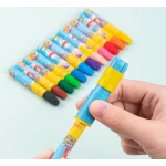 Màu sáp dầu Deli Super Wings kèm bút cắm màu tươi sáng, tô mịn, an toàn cho bé B - Image 7