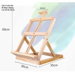 Giá vẽ gỗ để bàn gấp gọn, điều chỉnh độ cao thấp tùy ý, tiện lợi mang theo mọi nơi - Image 2