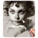 Bay di chì, tán chì, than, phấn tiên Nyoni vẽ tranh mĩ thuật, chuyên nghiệp (có đầu thay thế) - Image 6