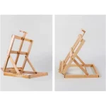 Giá vẽ gỗ để bàn gấp gọn, điều chỉnh độ cao thấp tùy ý, tiện lợi mang theo mọi nơi - Image 4