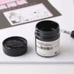 Mực vẽ Cupid màu đen 30ml kháng nước, chống nước - Dành cho vẽ truyện tranh, ký họa - Image 2