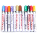 Bút sơn không phai Marvy DecoColor ngòi 2mm mã 728 vẽ trên vải, gỗ, kính, kim loại, đa chất liệu - Image 2