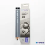 Bút chì gỗ xám Pensile Marvy 7003 độ đậm từ HB đến 8B vẽ ký họa, sketch, vẽ chì phác thảo chuyên nghiệp (1 cái) - Image 3