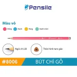 Bút chì gỗ sắc màu Pensile Marvy 8006 độ đậm 2B dành cho học sinh, văn phòng, viết chữ, vẽ, đa năng dành cho bé