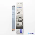 Bút chì gỗ xám Pensile Marvy 7003 độ đậm từ HB đến 8B vẽ ký họa, sketch, vẽ chì phác thảo chuyên nghiệp (1 cái) - Image 2