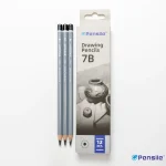 Bút chì gỗ xám Pensile Marvy 7003 độ đậm từ HB đến 8B vẽ ký họa, sketch, vẽ chì phác thảo chuyên nghiệp (1 cái) - Image 7