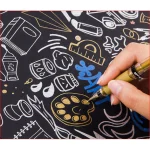 Bút gel vẽ cao cấp UNI-BALL SIGNO ngòi 1mm nhiều màu trắng, nhũ bạc silver, nhũ vàng gold PIGMENT INK - Image 8