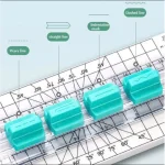 Bàn cắt giấy HUANMEI 4 kiểu Dụng Cụ Cắt Giấy Thủ Công 4 Trong 1 Cắt Giấy Bìa Craft Làm DIY Đa Năng Tiện Dụng - Image 6