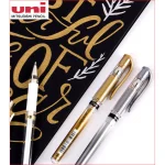Bút gel vẽ cao cấp UNI-BALL SIGNO ngòi 1mm nhiều màu trắng, nhũ bạc silver, nhũ vàng gold PIGMENT INK - Image 5