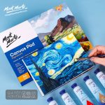 Tập sổ toan acrylic, sơn dầu