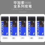 Bút chì Picasso Phoenix No.7800S HB đến 8B Drawing Pencil chất lượng cao - Image 7