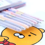 Set 8 Bút bi nước,bút chữ A mực Gel kèm 8 ngòi thay, trơn tru lâu hết mực, nhanh khô 0.5mm Deli chất lượng cao No33160 - Image 4