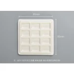 Khay pha màu Palette Schmincke bằng sứ dành cho màu nước, gouache, poster - Image 3