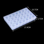 Hộp 28 ô chiết màu wat, gouache, poster, acrylic dung tích khoảng 10ml trong suốt nhựa có thể tháo rời - Image 7