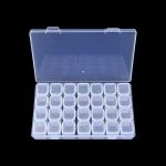 Hộp 28 ô chiết màu wat, gouache, poster, acrylic dung tích khoảng 10ml trong suốt nhựa có thể tháo rời - Image 4