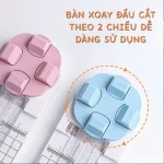 Bàn cắt giấy HUANMEI 4 kiểu Dụng Cụ Cắt Giấy Thủ Công 4 Trong 1 Cắt Giấy Bìa Craft Làm DIY Đa Năng Tiện Dụng - Image 3