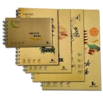 Sổ vẽ lò xo SAKURA TAKEYO 160gsm 180gsm vẽ chì, ký họa, poster, gouache, sáp dầu - Hot - Image 6