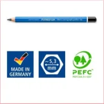 Bút chì ĐỨC STAEDTLER JUMBO 100J thân to lõi chì to phác thảo, ký họa đủ độ đậm từ HB đến 8B (1 cái) - Image 4