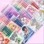 Bộ 9 Bút Gel LANGUO 0.6mm Nhiều Mã Màu Thích Hợp Dùng Để Vẽ Anime, Highlight,.. Đa Năng Tiện Dụng - Image 2