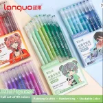Bộ 9 Bút Gel LANGUO 0.6mm Nhiều Mã Màu Thích Hợp Dùng Để Vẽ Anime, Highlight,.. Đa Năng Tiện Dụng - Image 3