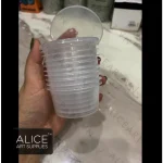 Hộp nhựa nhỏ để đựng màu bột, có nắp đậy màu trong ~ 30ml, 50ml, 90ml, 100ml NEW - Image 5