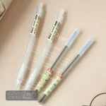 Bút chì kim bấm trong suốt mờ và ngòi chì 0.3mm 0.5mm 0.7mm tiện dụng cho học sinh Sale - Image 2