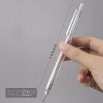 Bút chì kim bấm trong suốt mờ và ngòi chì 0.3mm 0.5mm 0.7mm tiện dụng cho học sinh Sale - Image 4