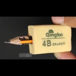 Tẩy Gôm Mềm mạnh cho giấy mỏng, tẩy đen 4B Hàn Quốc Jumbo & Tẩy vàng Gingko, Tẩy Ganh, Deli, Tombow Mono - Image 6