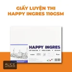 Giấy vẽ chì HAPPY INGRES CANSON Ý mỏng 110gsm (vân ngang) - Image 2